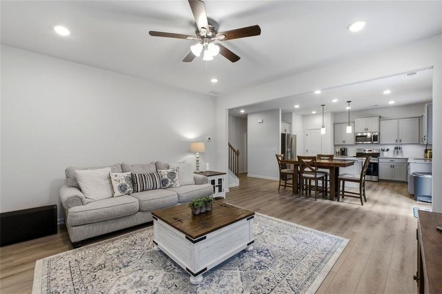 Furnished interior view inside a new home in Morgan Landing, Carrollton (Image 15). Furnished interior view inside a new home in Morgan Landing, Carrollton (Image 15).