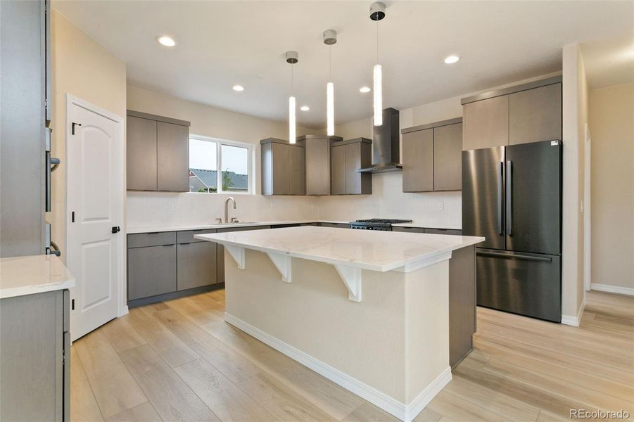 Furnished interior view inside a new home in , Colorado Springs (Image 9).