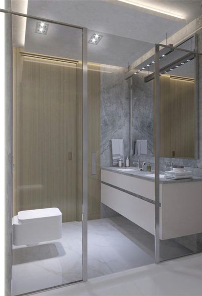 Furnished interior view inside a new home in , Hollywood (Image 9).