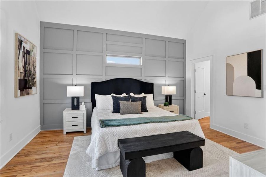 Furnished interior view inside a new home in , Atlanta (Image 16).