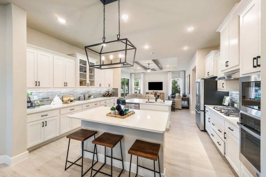 Furnished interior view inside a new home in Lakeview Heights, Azle (Image 15). Furnished interior view inside a new home in Lakeview Heights, Azle (Image 15).