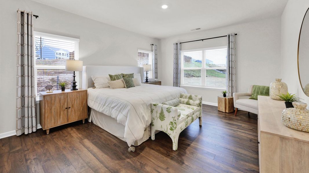Representative furnished interior of a home built from the Denton by D.R. Horton in Harbor Crest, Ooltewah (Image 22).