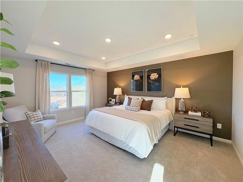 Furnished interior view inside a new home in Hemingway, Cumming (Image 16).