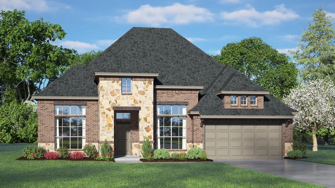 Representative exterior photo of a completed home built from the Concept 2622 by Risewell Homes in Silo Mills, Joshua, TX (Image 8). Representative exterior photo of a completed home built from the Concept 2622 by Risewell Homes in Silo Mills, Joshua, TX (Image 8).