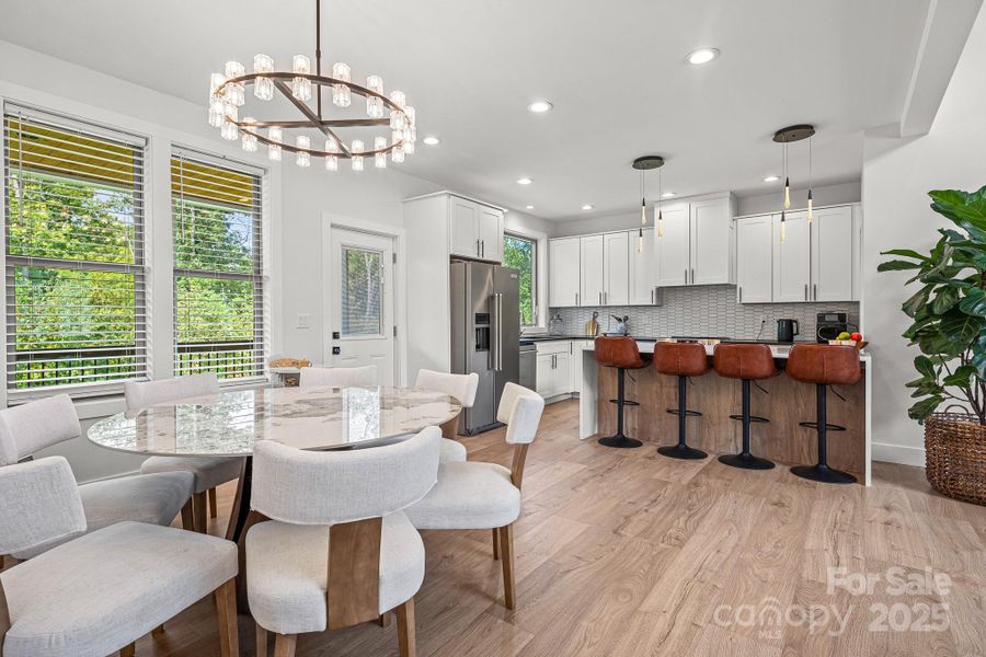 Furnished interior view inside a new home in , Candler (Image 19).