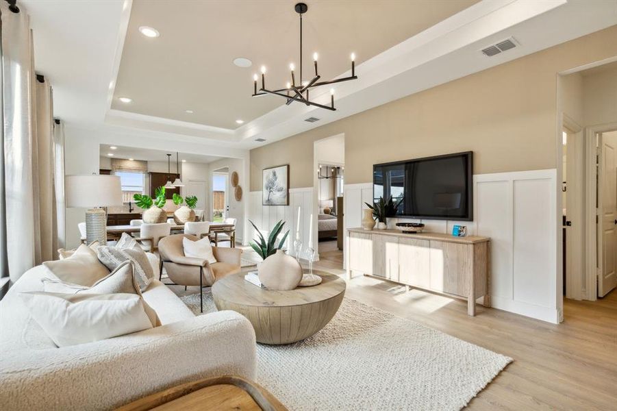 *Model Representation - Open concept throughout main living areas