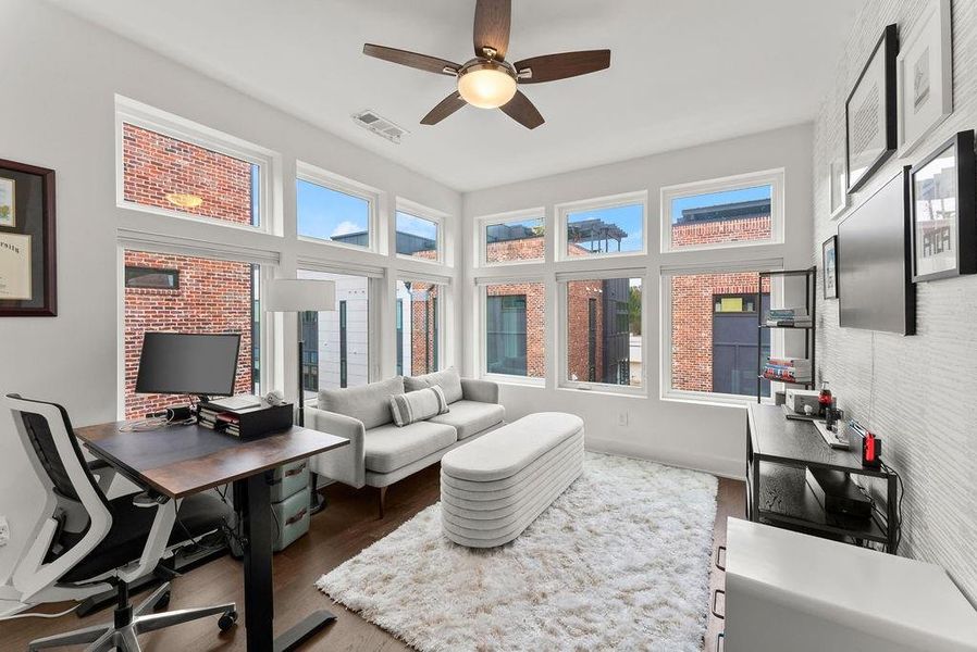 Furnished interior view inside a new home in , Atlanta (Image 4). Furnished interior view inside a new home in , Atlanta (Image 4).