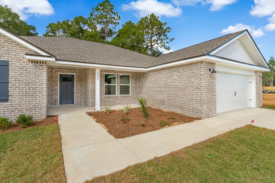 Exterior details and patio area of a home in Southern Day Chateau, Baker (Image 2).