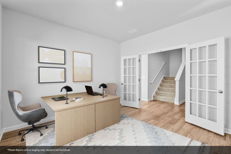 Furnished interior view inside a new home in Bell West, Kernersville (Image 8).