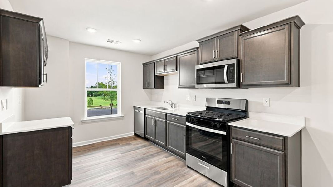 Furnished interior view inside a new home in Village 3, Woodruff (Image 7). Furnished interior view inside a new home in Village 3, Woodruff (Image 7).