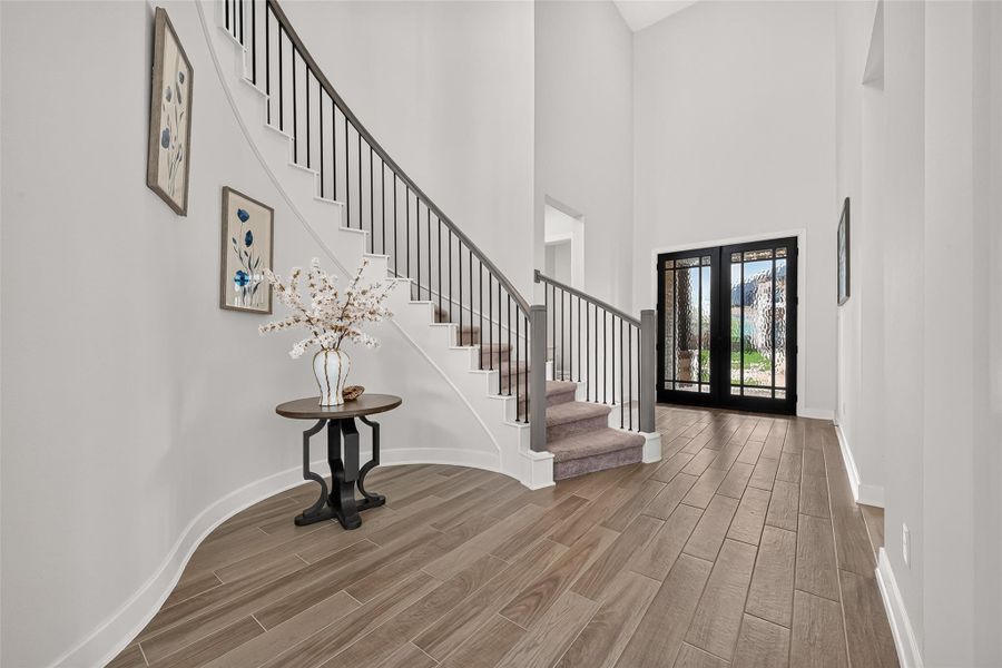 Furnished interior view inside a new home in , Brookshire (Image 6).