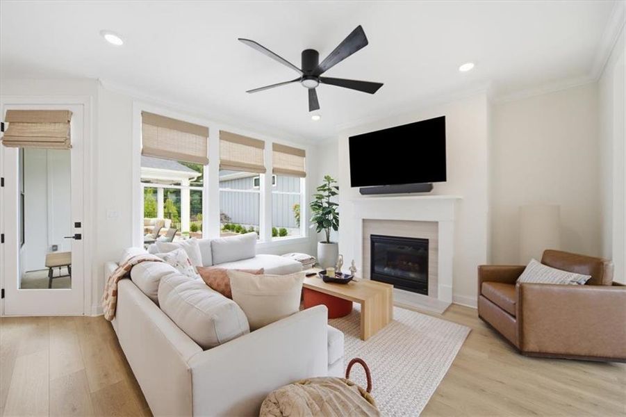 Furnished interior view inside a new home in , Canton (Image 8). Furnished interior view inside a new home in , Canton (Image 8).
