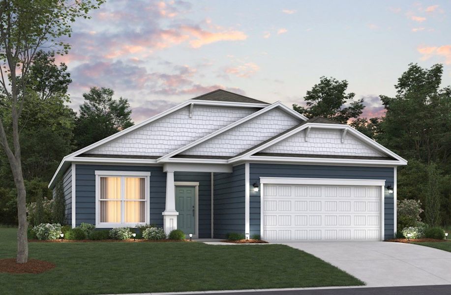 Arts & Crafts A Elevation Arts & Crafts A Elevation