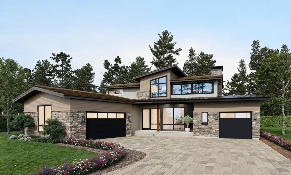 Representative exterior photo of a completed home built from the Residence 1 by Trumark Homes in The Summit at Castle Pines, Castle Pines, CO (Image 2).