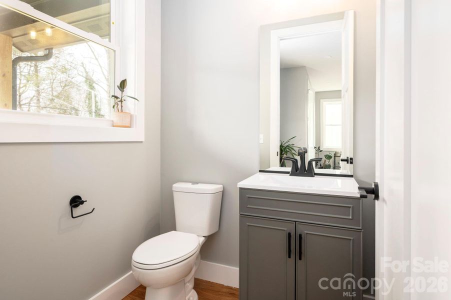 Powder Room On Main Level