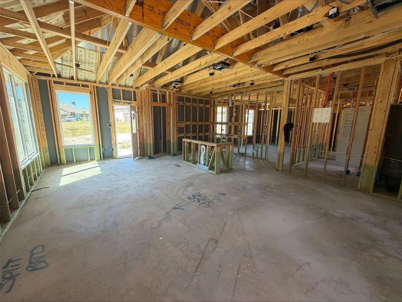 In-progress construction of a new home in Sterling Ridge, Huntsville, TX (Image 12).
