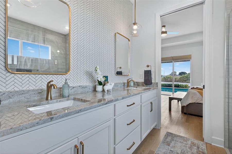 Furnished interior view inside a new home in , Cape Coral (Image 10).