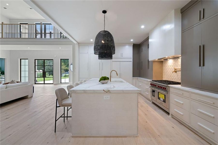 Furnished interior view inside a new home in , Dunwoody (Image 32).