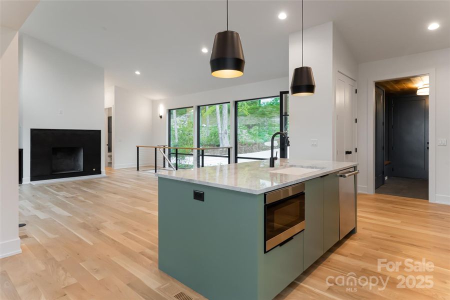 Furnished interior view inside a new home in , Hendersonville (Image 7).