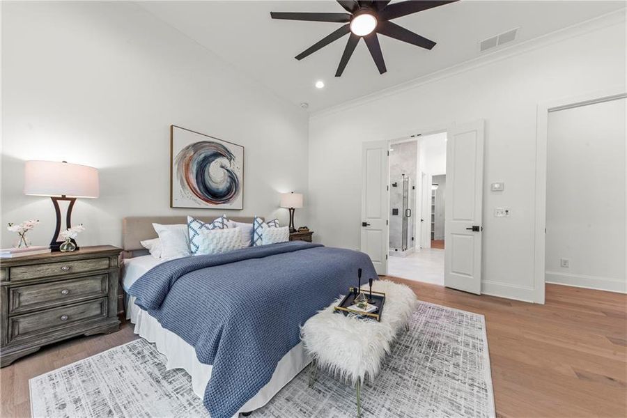 Furnished interior view inside a new home in , Greensboro (Image 46).