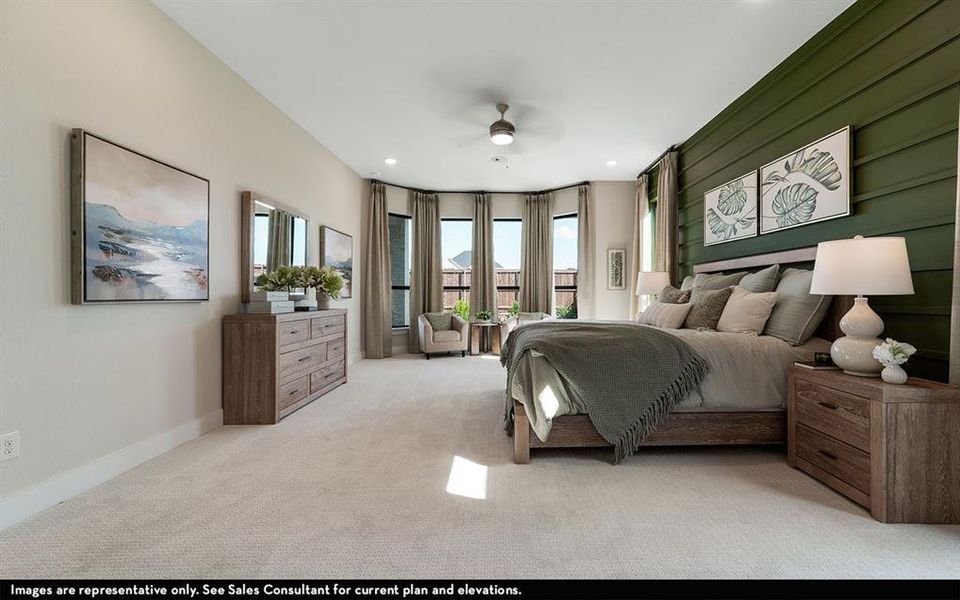 Furnished interior view inside a new home in Green Meadows, Celina (Image 14).