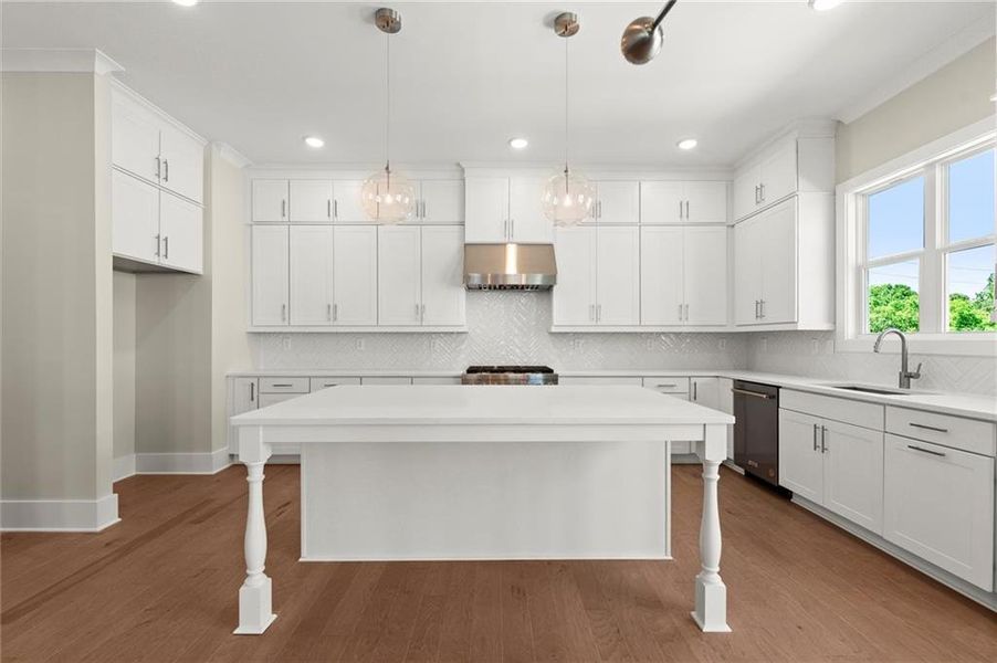 Furnished interior view inside a new home in West Town, Atlanta (Image 34).