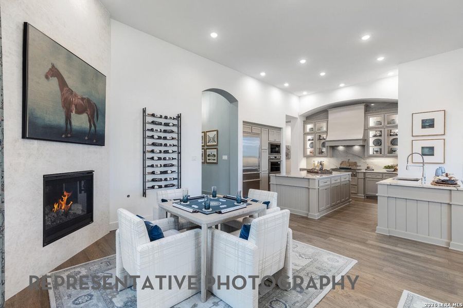Furnished interior view inside a new home in Briggs Ranch, San Antonio (Image 38).