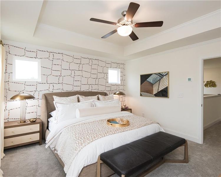 Furnished interior view inside a new home in Mulberry Summit, Flowery Branch (Image 17). Furnished interior view inside a new home in Mulberry Summit, Flowery Branch (Image 17).