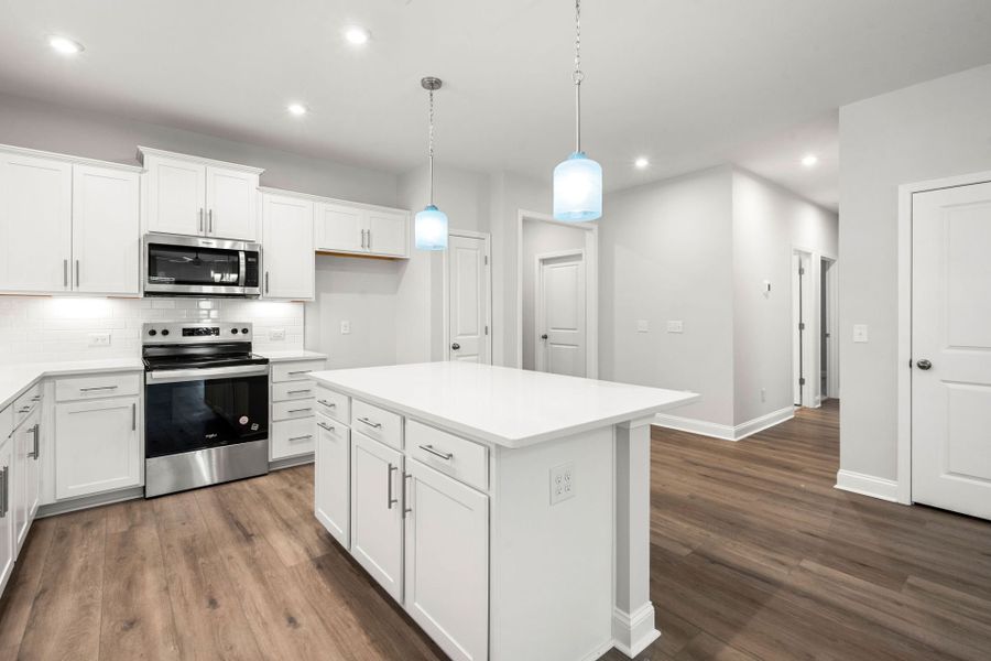 Furnished interior view inside a new home in Waterways, Richmond Hill (Image 4).