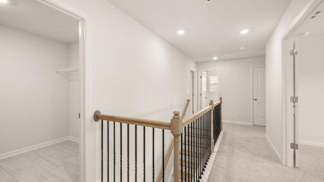 Spacious, unfurnished interior of a new home in Hamptons at Riverwood East, Dallas (Image 13).