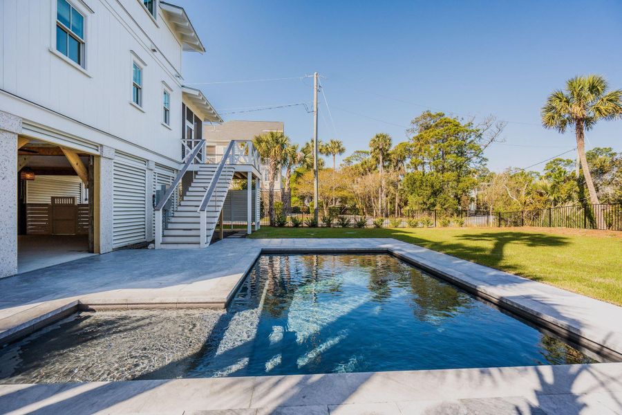Exterior details and patio area of a home in , Folly Beach (Image 43).