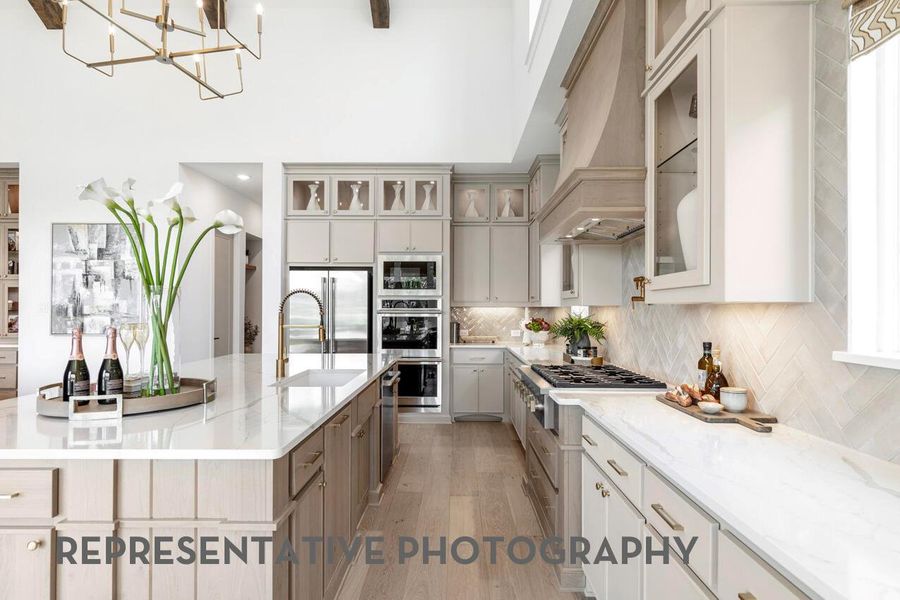 Furnished interior view inside a new home in Parkside On The River, Georgetown (Image 16).