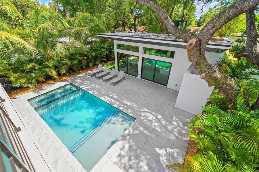 Exterior details and patio area of a home in , Miami (Image 31). Exterior details and patio area of a home in , Miami (Image 31).