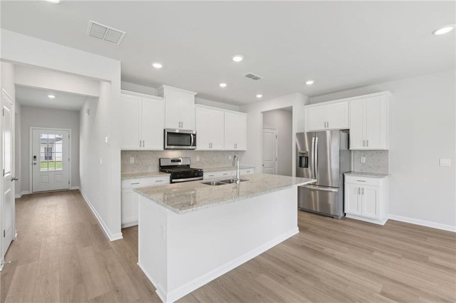 Furnished interior view inside a new home in Preserve at Mountain Creek, Pendergrass (Image 13).