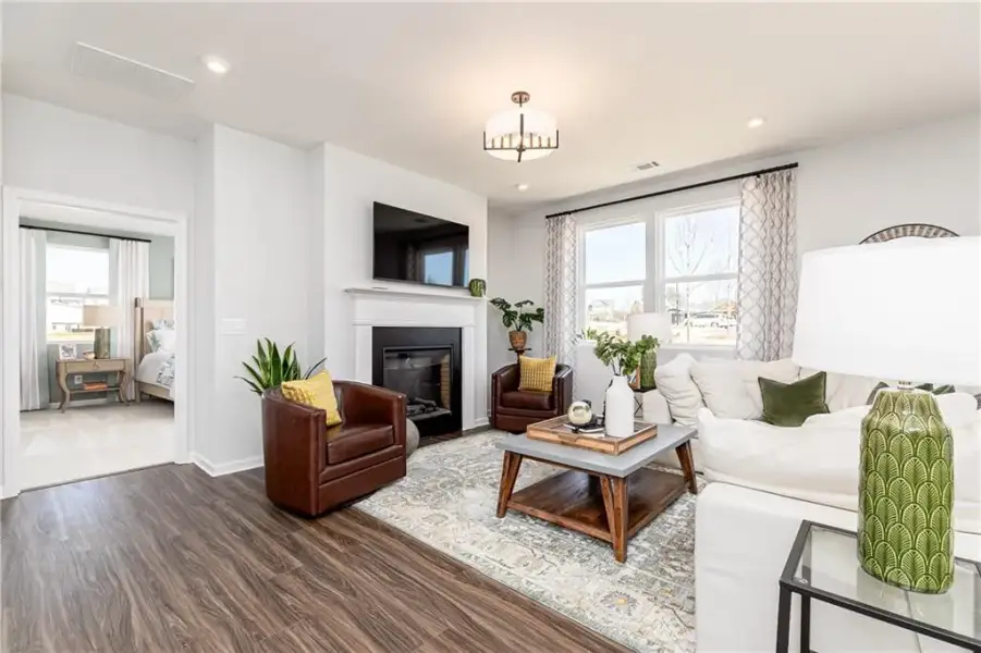 Furnished interior view inside a new home in Madison at Buice Lake, Acworth (Image 21).