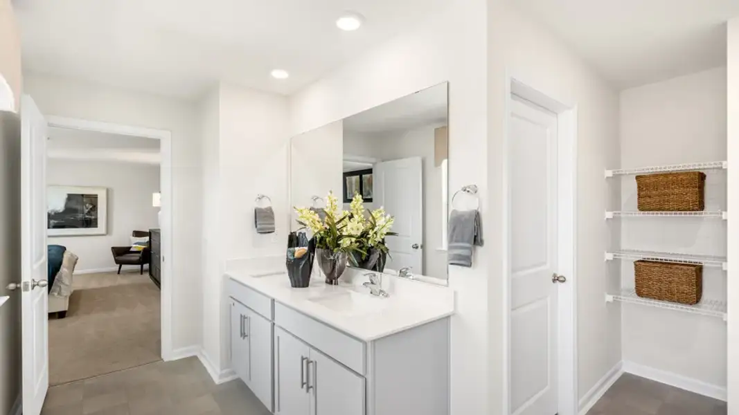 Furnished interior view inside a new home in Olive Branch, Wilson's Mills (Image 36).