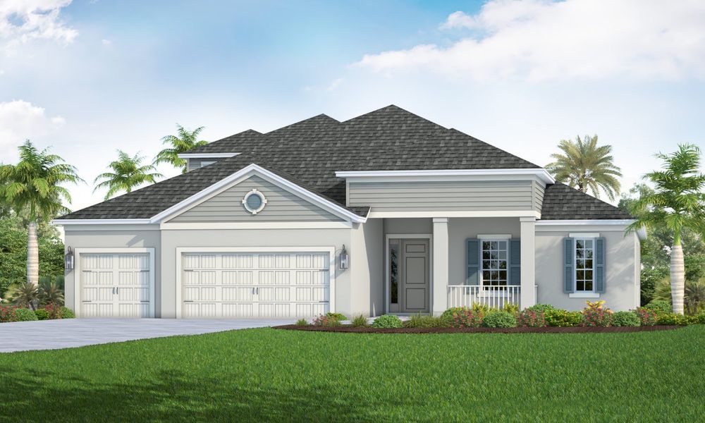 Representative exterior photo of a completed home built from the Santa Catalina by Neal Communities in Canoe Creek, Parrish, FL (Image 2).