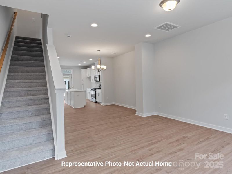 Entry to Kitchen-Berkshire Plan