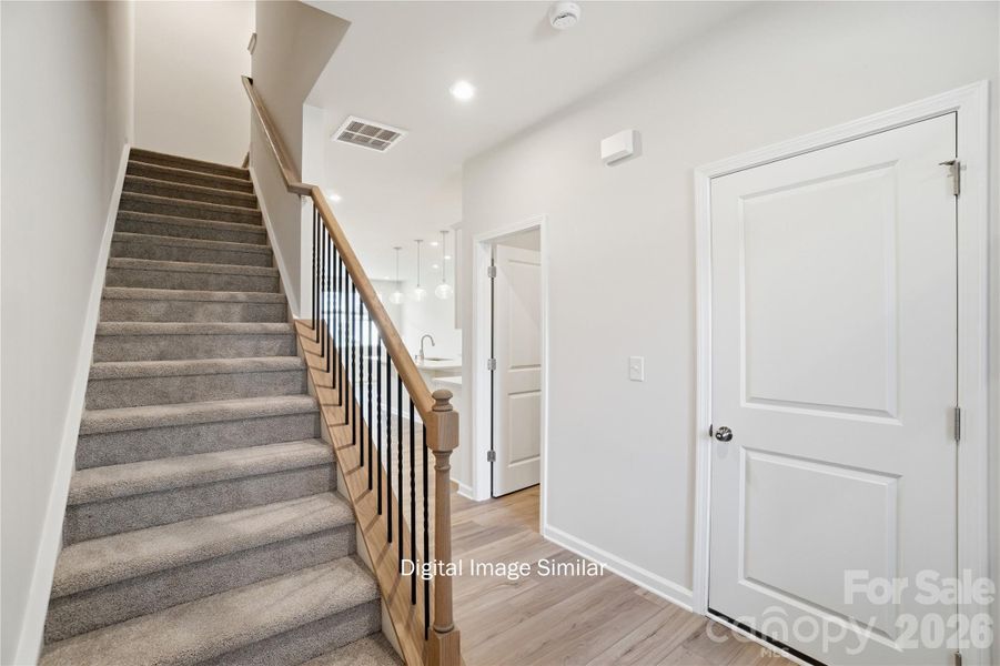 Spacious, unfurnished interior of a new home in Bailey Run, Charlotte (Image 13).