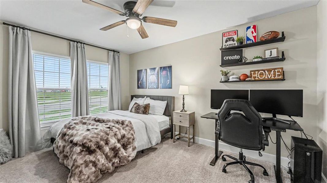 Furnished interior view inside a new home in Lake Juliana Estates, Auburndale (Image 45).