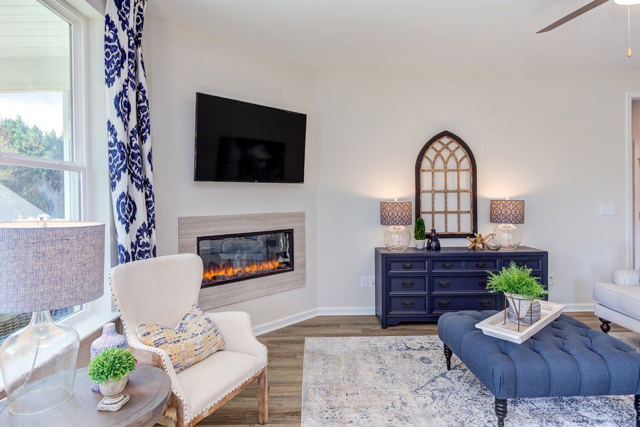 Representative furnished interior of a home built from the The Concerto by Chesapeake Homes in The Farm at Neill's Creek, Lillington (Image 34). Representative furnished interior of a home built from the The Concerto by Chesapeake Homes in The Farm at Neill's Creek, Lillington (Image 34).