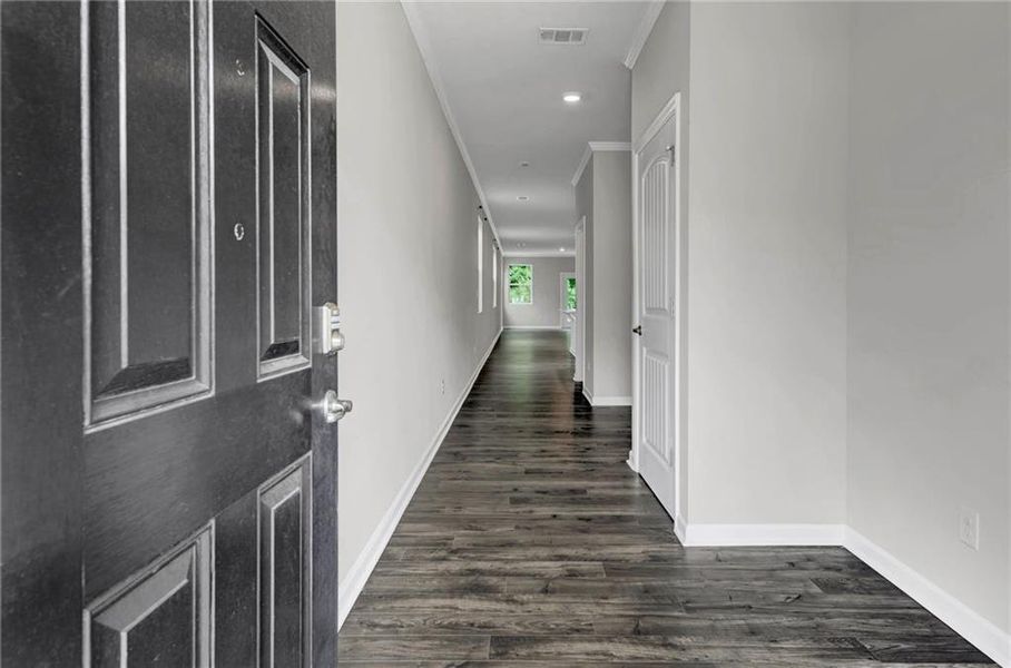 Spacious, unfurnished interior of a new home in Rosewood Farms, Acworth (Image 16). Spacious, unfurnished interior of a new home in Rosewood Farms, Acworth (Image 16).