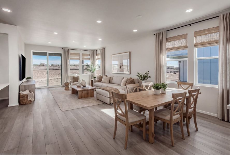 Furnished interior view inside a new home in Prairie Song, Windsor (Image 10).