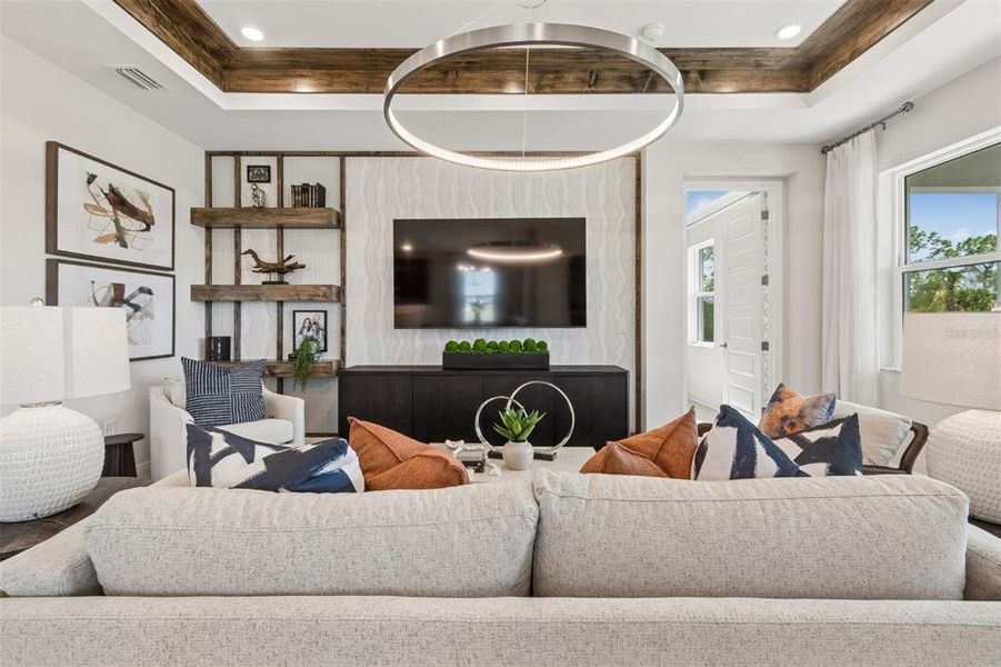 Furnished interior view inside a new home in Grand Park, Sarasota (Image 3).