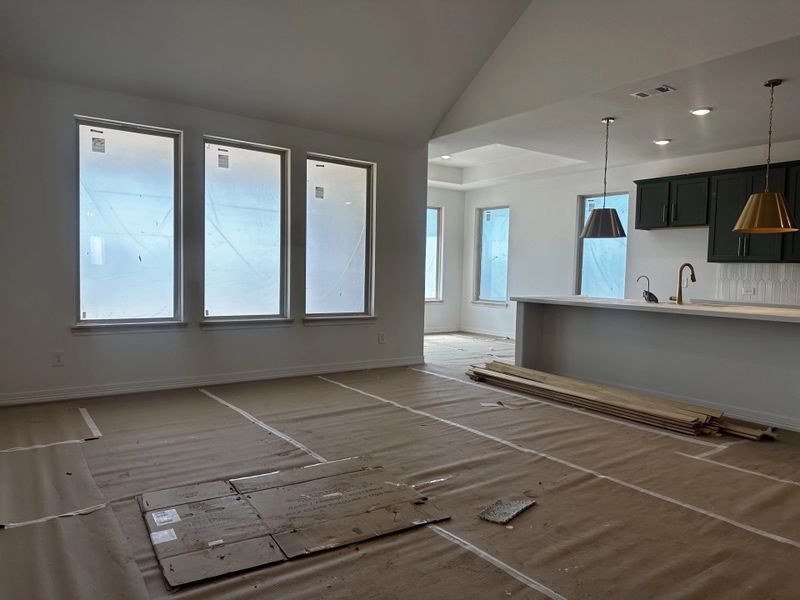 In-progress construction of a new home in Sunterra, Katy, TX (Image 28).
