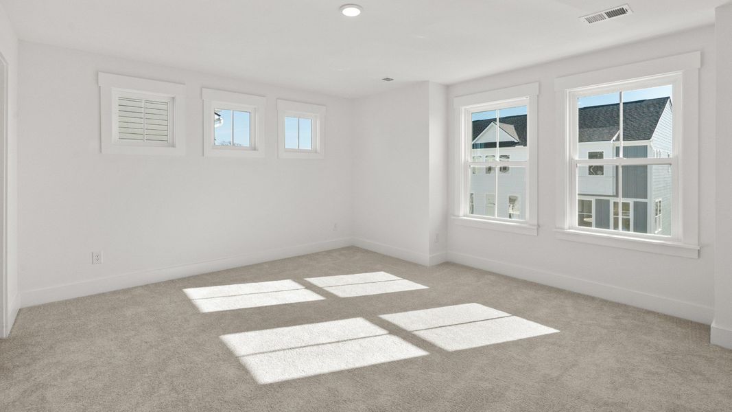 Furnished interior view inside a new home in Seabreeze Crossing, Little River (Image 12).