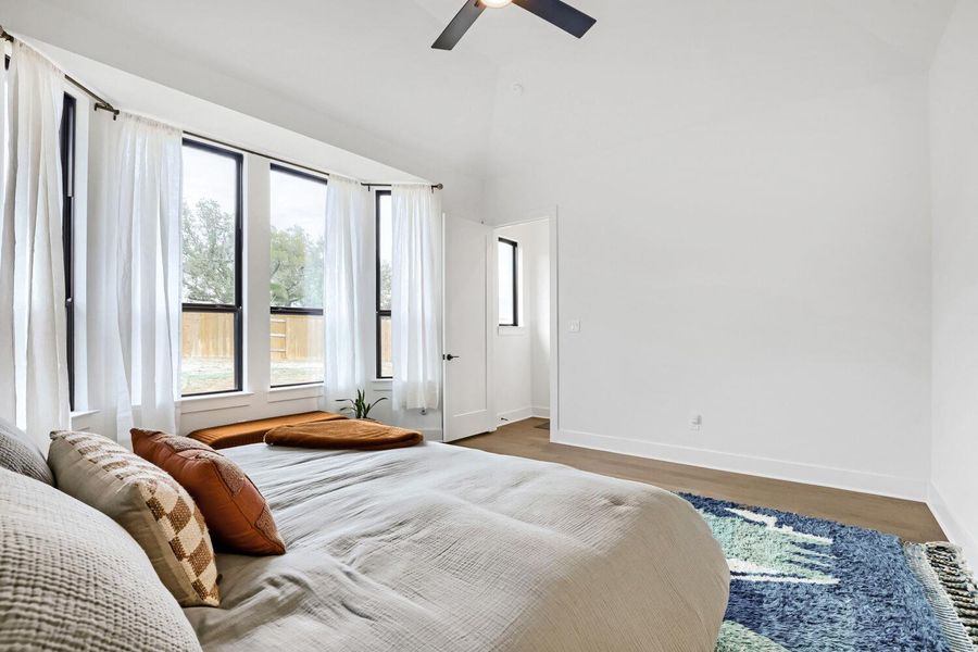 Furnished interior view inside a new home in 6 Creeks at Waterridge, Kyle (Image 17).