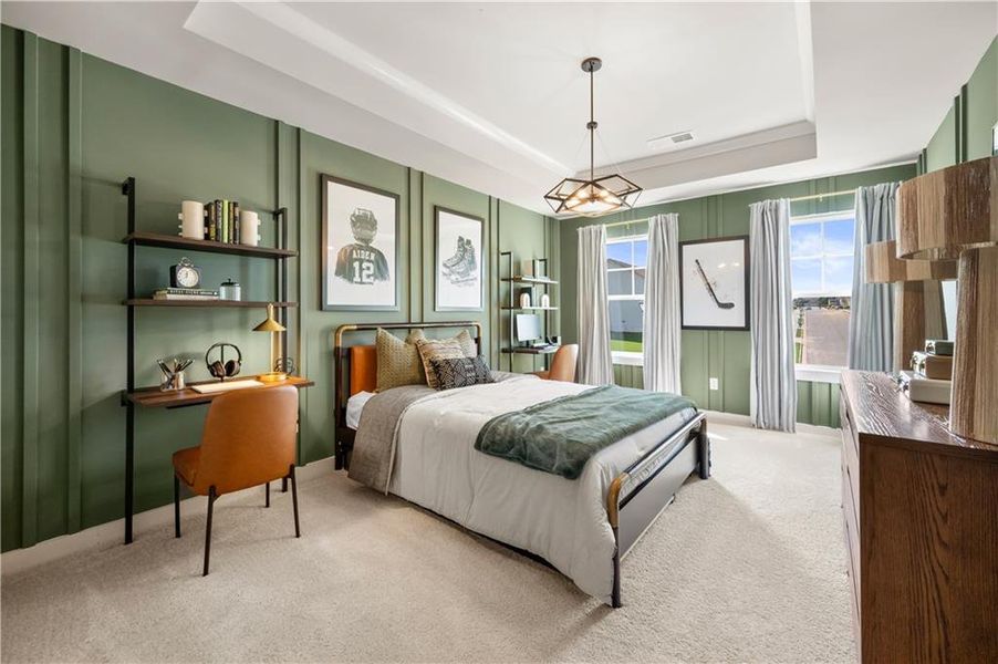 Furnished interior view inside a new home in Adagio, Dacula (Image 35).