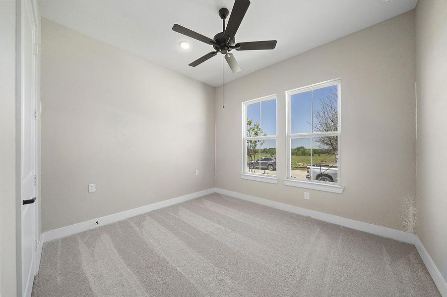 Representative unfurnished interior of a home built from the Juniper by Caldwell Homes in The Highlands, Porter (Image 22). Representative unfurnished interior of a home built from the Juniper by Caldwell Homes in The Highlands, Porter (Image 22).