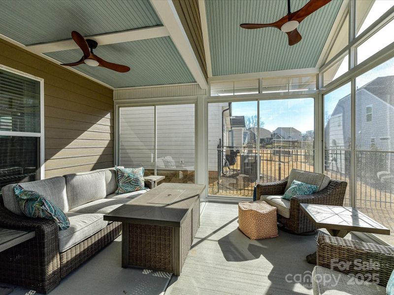 Exterior details and patio area of a home in , Mooresville (Image 4).